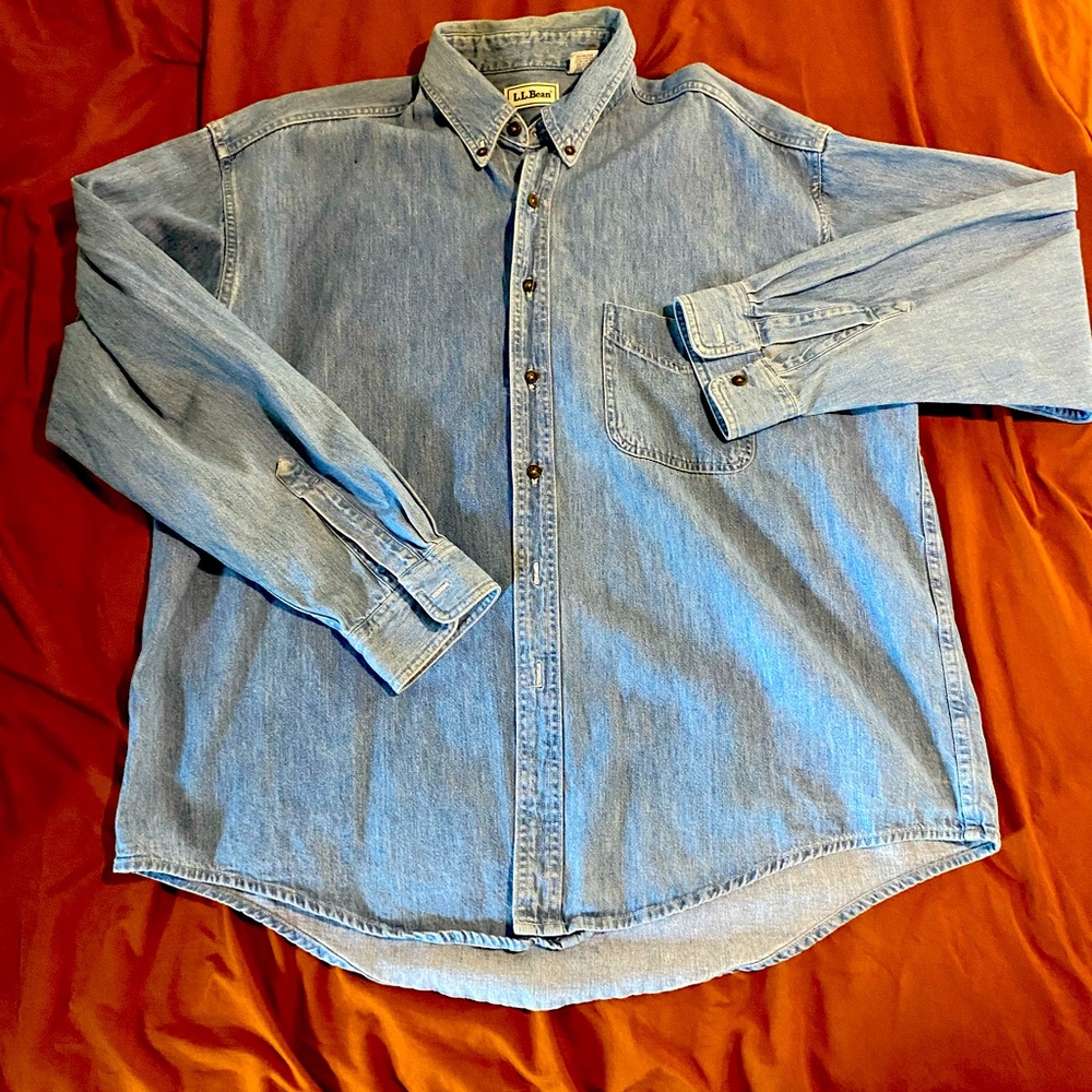LL bean Jean shirt